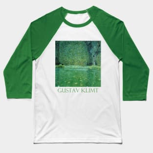 Pond at Schloss Kammer on the Attersee by Gustav Klimt Baseball T-Shirt